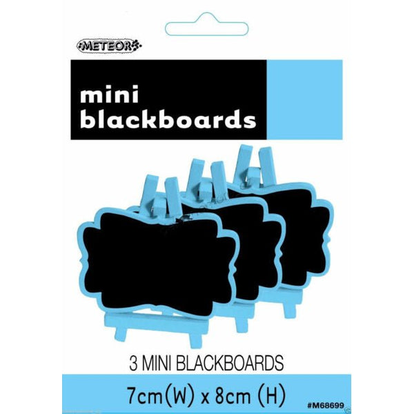 3pk Mini Blackboard - Light Blue - Everything Party