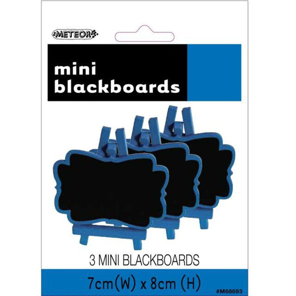 3pk Mini Blackboard - Royal Blue - Everything Party