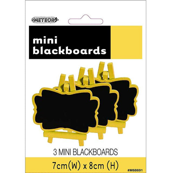 3pk Mini Blackboard - Yellow - Everything Party