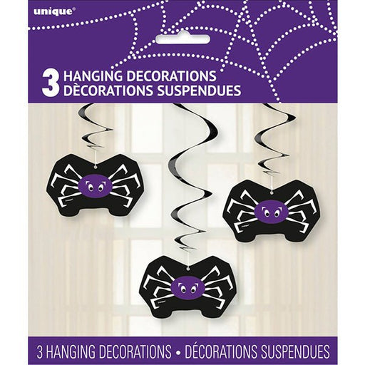 3pk Spider Web Hanging Swirls Decoration - Everything Party