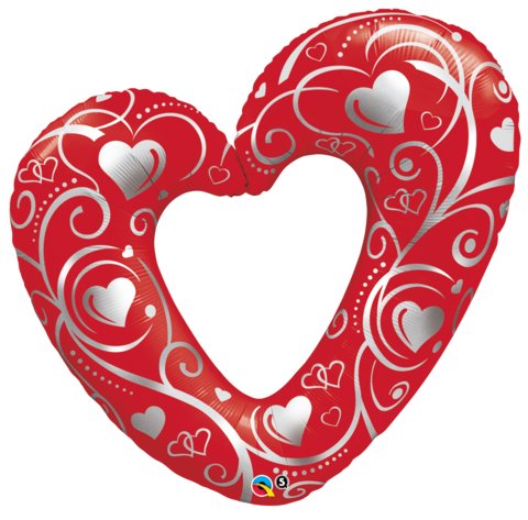 42" Love Heart SuperShape Foil Balloon - Everything Party