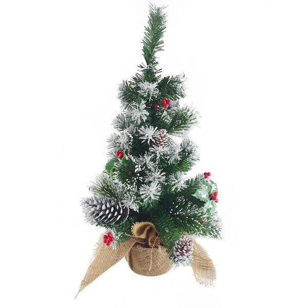 45m Potted Tabletop Christmas Tree with Pines and Berries - Everything Party