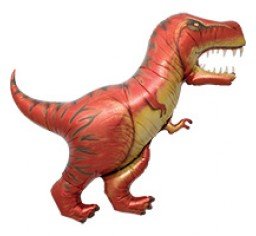 47" SuperShape T-Rex Dinosaur Foil Balloon - Everything Party