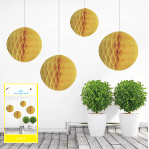 4pk Decorative Honeycombs - Everything Party