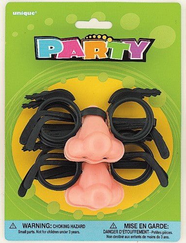 4pk Funny Noses & Glasses - Everything Party