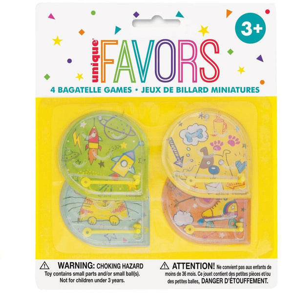 4pk Mini Pinball Games Party Favors - Everything Party