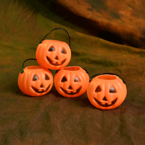 4pk Mini Pumpkin Pail - Everything Party