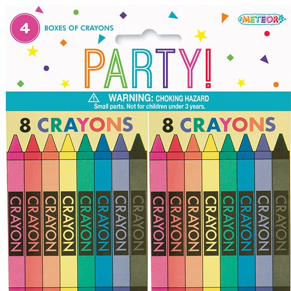 4pk Party Crayon Boxes - Everything Party