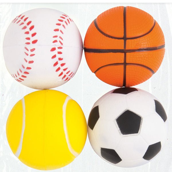 4pk Squish Sports Foam Balls - Everything Party