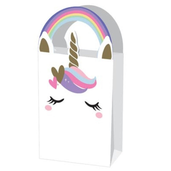 4pk Unicorn Paper Party Bags - Everything Party