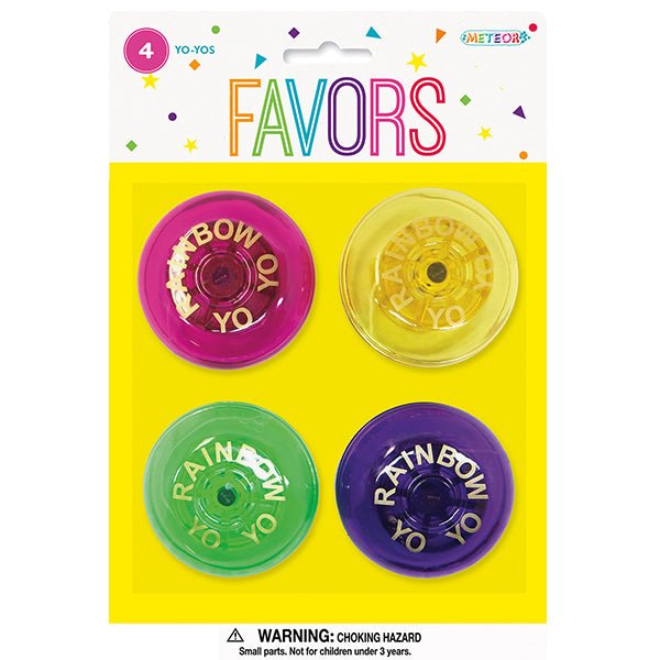 4Pk YO-YO Party Favors - Everything Party