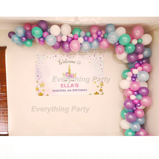4th Birthday Balloon Garland - Everything Party