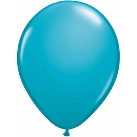 5" Qualatex Plain Latex Balloon - Round Fashion Tropical Teal - Everything Party