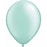 5" Qualatex Plain Latex Balloon - Round Pearl Mint Green - Everything Party
