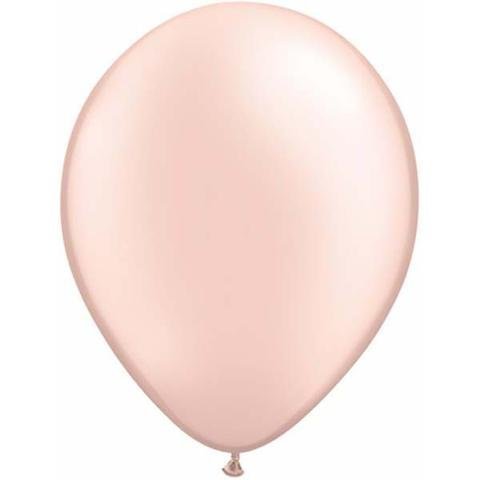 5" Qualatex Plain Latex Balloon - Round Pearl Peach - Everything Party