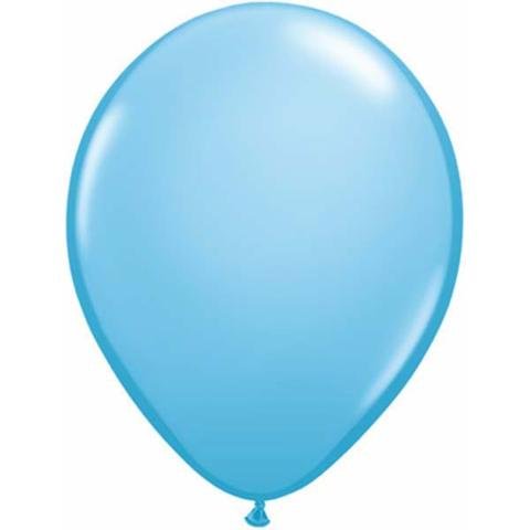 5" Qualatex Plain Latex Balloon - Round Standard Baby Blue - Everything Party