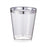 50pk Deluxe Metallic Silver Trimmed Plastic Shot Glass - Everything Party
