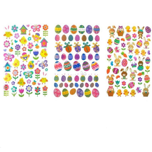 50pk Easter Holographic Stickers - Everything Party