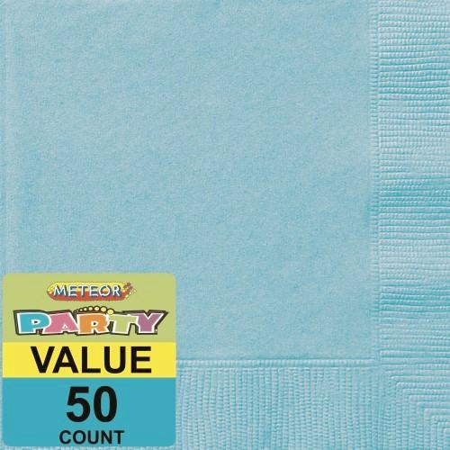 50pk Napkins - Baby Blue - Everything Party