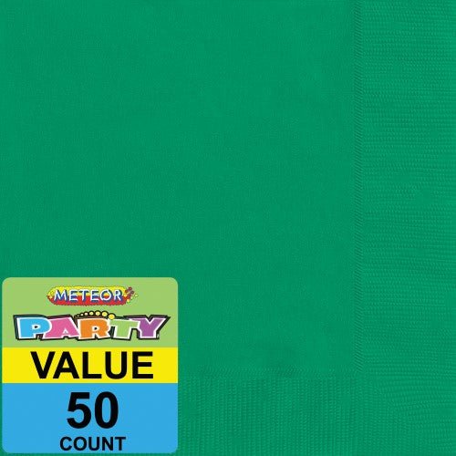 50pk Napkins - Emerald Green - Everything Party