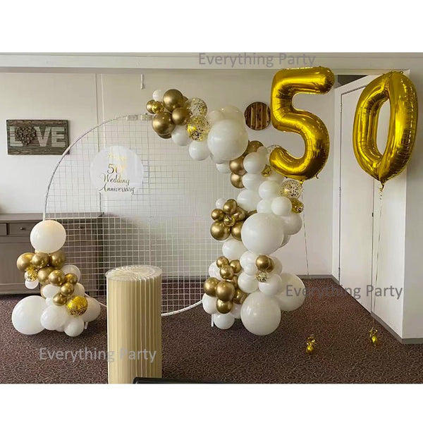 50th Wedding Anniversary Balloon Garland set - Everything Party
