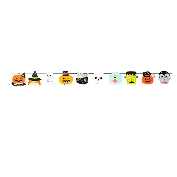 5m Halloween Paper Banner - Halloween Characters - Everything Party