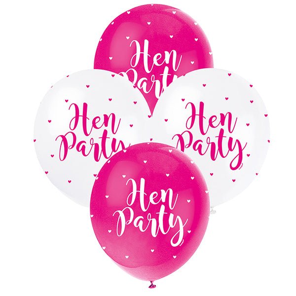 5pk 30cm Hens Party Pearl Latex Balloon - Everything Party