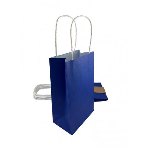 5pk Navy Blue Paper Party Gift Bags - Everything Party