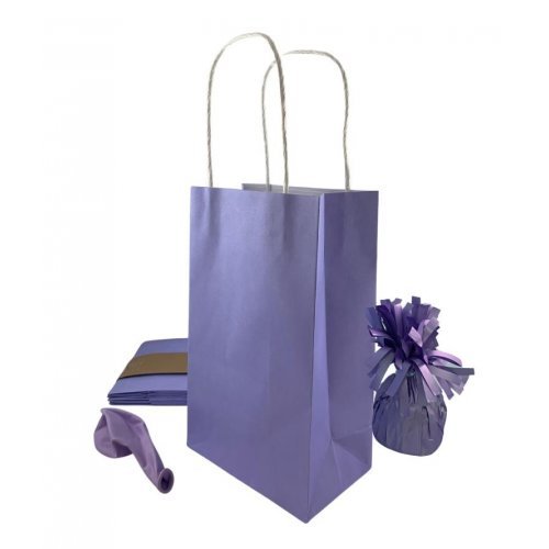 5pk Pastel Lavender Paper Party Gift Bags - Everything Party