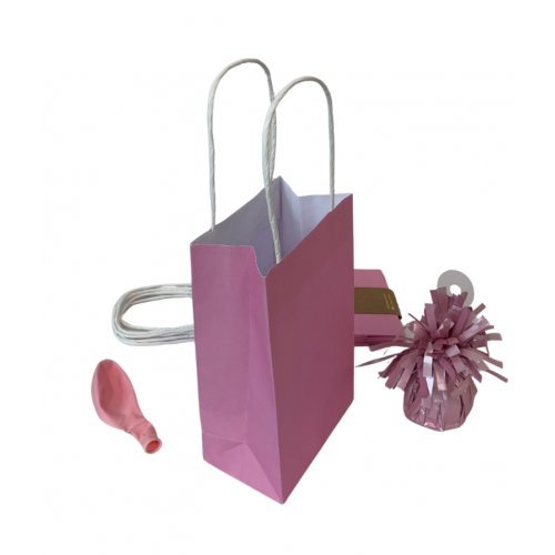 5pk Pastel Pink Paper Party Gift Bags - Everything Party