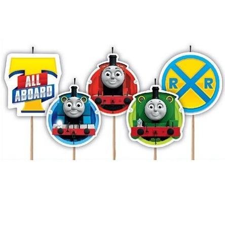 5pk Thomas & Friends Candles - Everything Party