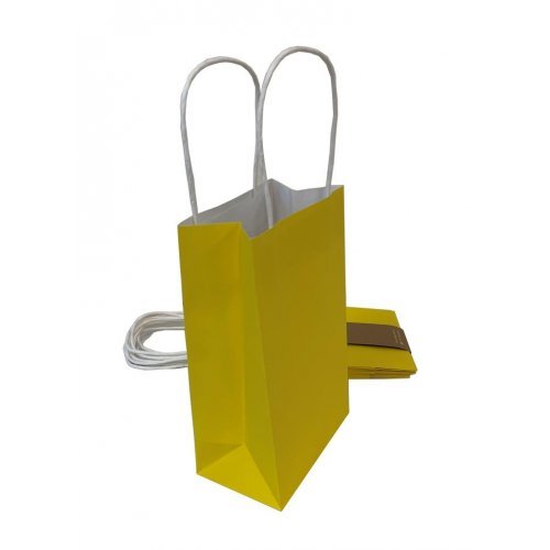 5pk Yellow Paper Party Gift Bags - Everything Party