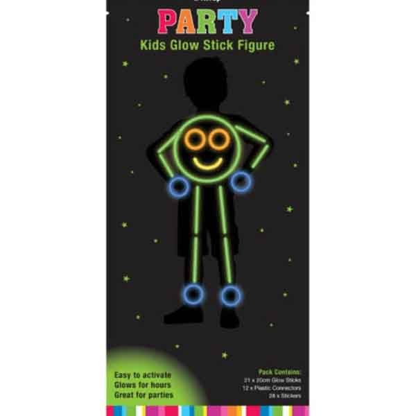 61pcs Glow Stick Figures Boy Suit - Everything Party
