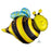 63cm Anagram Foil Shape Happy Bee Balloon - Everything Party