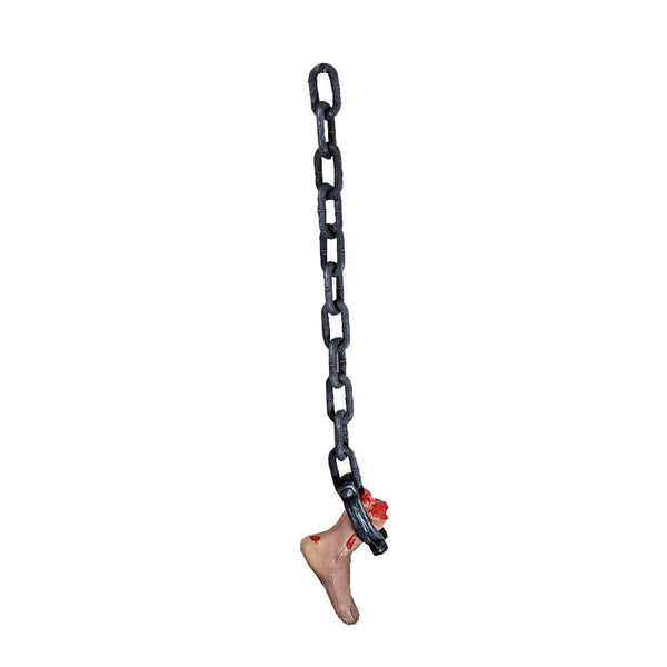 63cm Hanging Bloody Foot with Chain - Everything Party