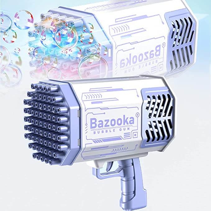 69 Holes Bazzoka Super Bubble Gun with Lighting Effects Everything Party