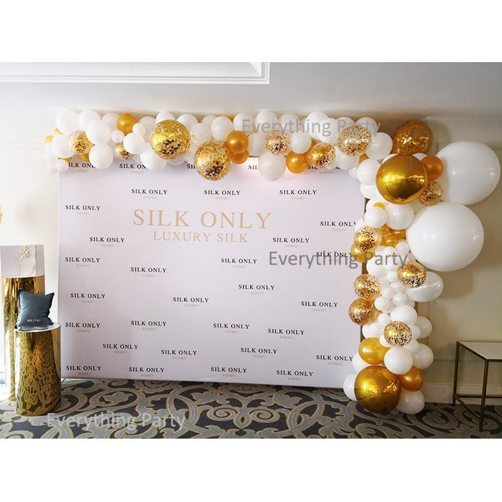 6m Gold and White Balloon Garland - Everything Party