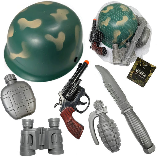 6pcs Children Military Army Camo Dress Up Toy Set - Everything Party