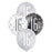6pk Assorted Black Silver White 16th Birthday 30cm Latex Balloons - Everything Party