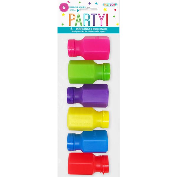 6pk Mini Bubble Bottlers with Wands - Everything Party