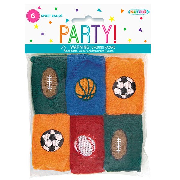 6pk Sports Wristband Party Favor - Everything Party