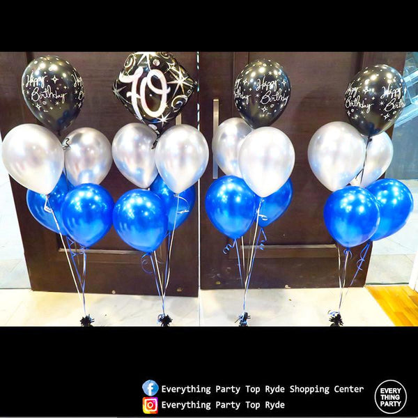 70th Birthday Helium Balloon Bouquet - Everything Party