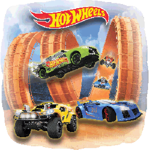 71cm Anagram Licensed Supershape Hot Wheels Racer Foil Balloon - Everything Party