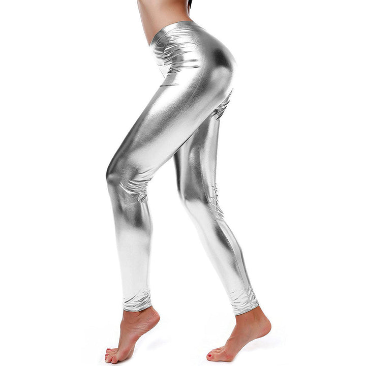 80's Costume Metallic Legging (9 Colours) - Everything Party