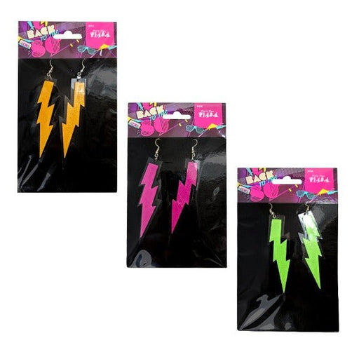 80s Neon Lighting Earrings - Everything Party