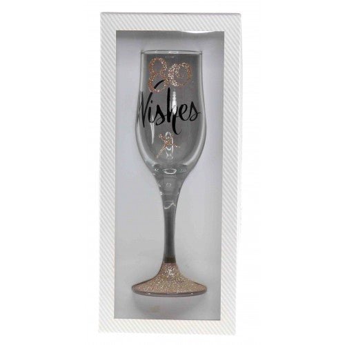 80th Birthday Wishes Rose Gold Champagne Glass - Everything Party
