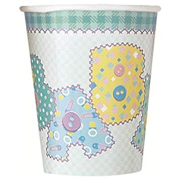 8pk Baby Pastel Stitching Paper Cups - Everything Party