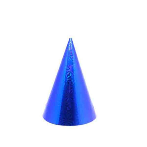8pk Cardboard Party Hats - Blue - Everything Party
