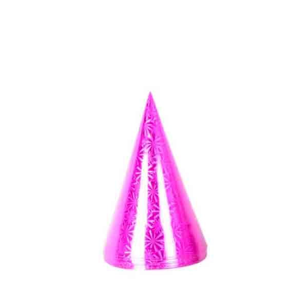 8pk Cardboard Party Hats - Pink - Everything Party