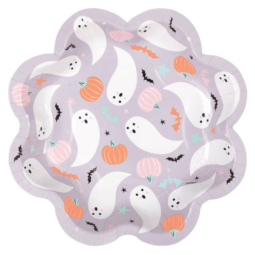 8pk Halloween Pastel Hauntings Paper Plates - Everything Party